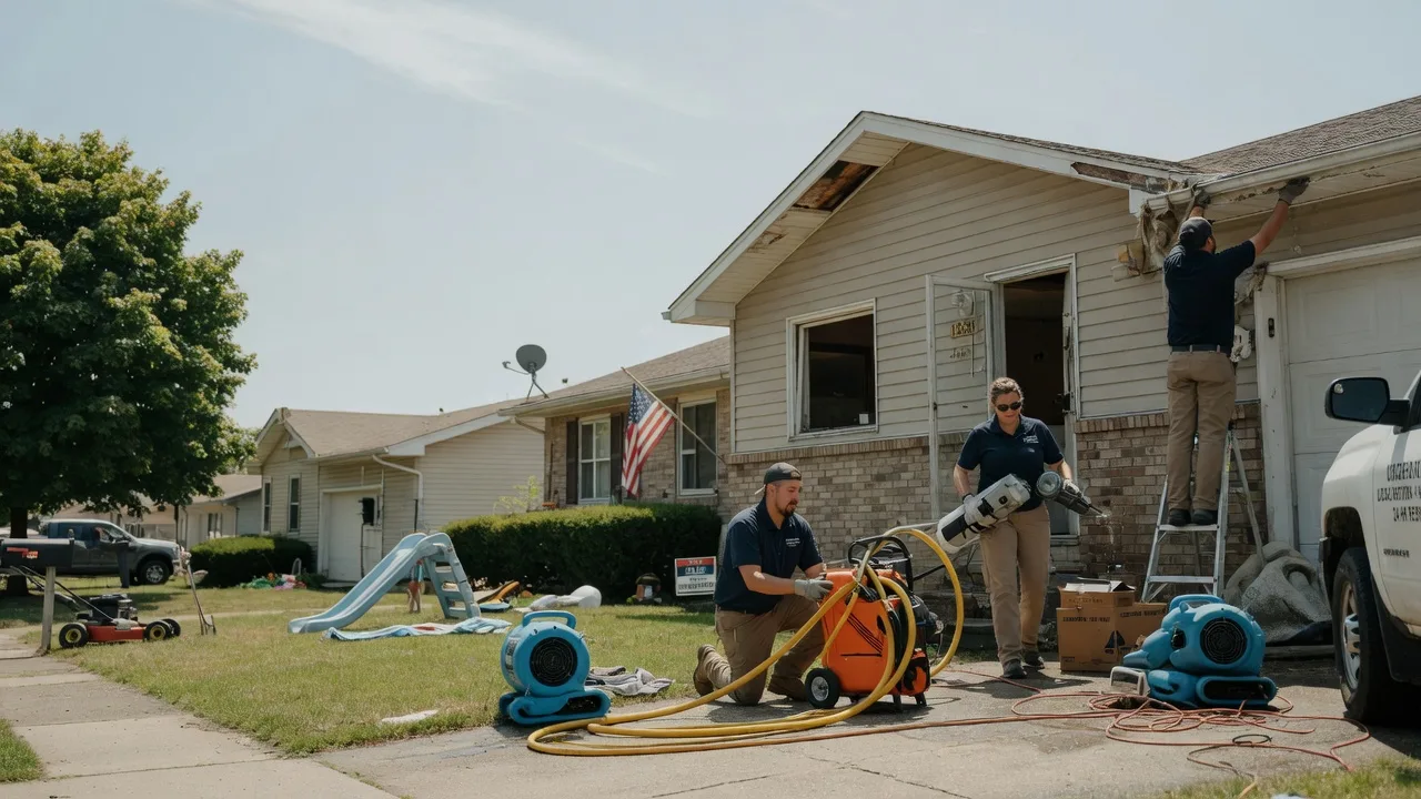 Water Damage Restoration in League City, TX near me